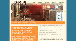 Desktop Screenshot of johnsonorchardsfruit.com