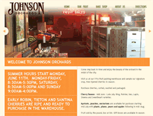 Tablet Screenshot of johnsonorchardsfruit.com